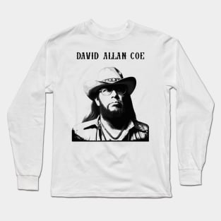 Retro David Allan Coe Long Sleeve T-Shirt